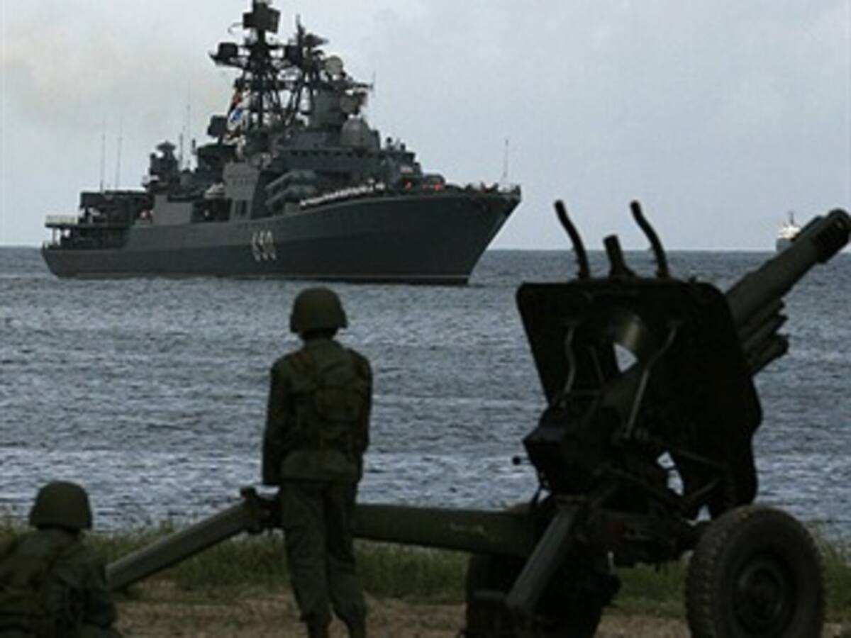 La flota naval rusa llega a Venezuela para maniobras conjuntas