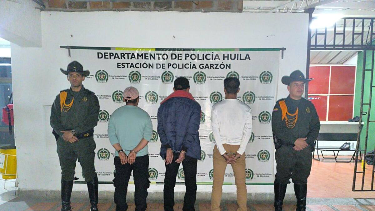 Estaban talando bosques en el Huila, autoridades por este delito capturan a tres hombres