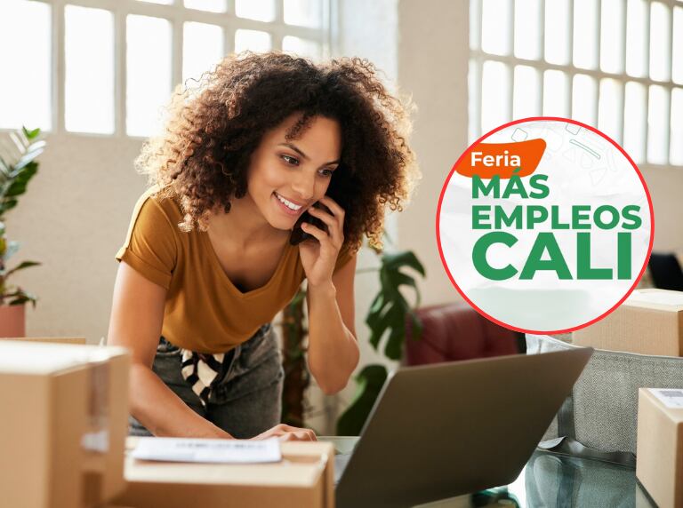 Mujer trabajando en su emprendimiento / Feria de empleo Cali (Getty Images)