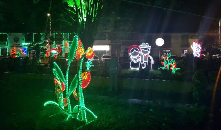 Alumbrado navideño en Filandia, Quindío