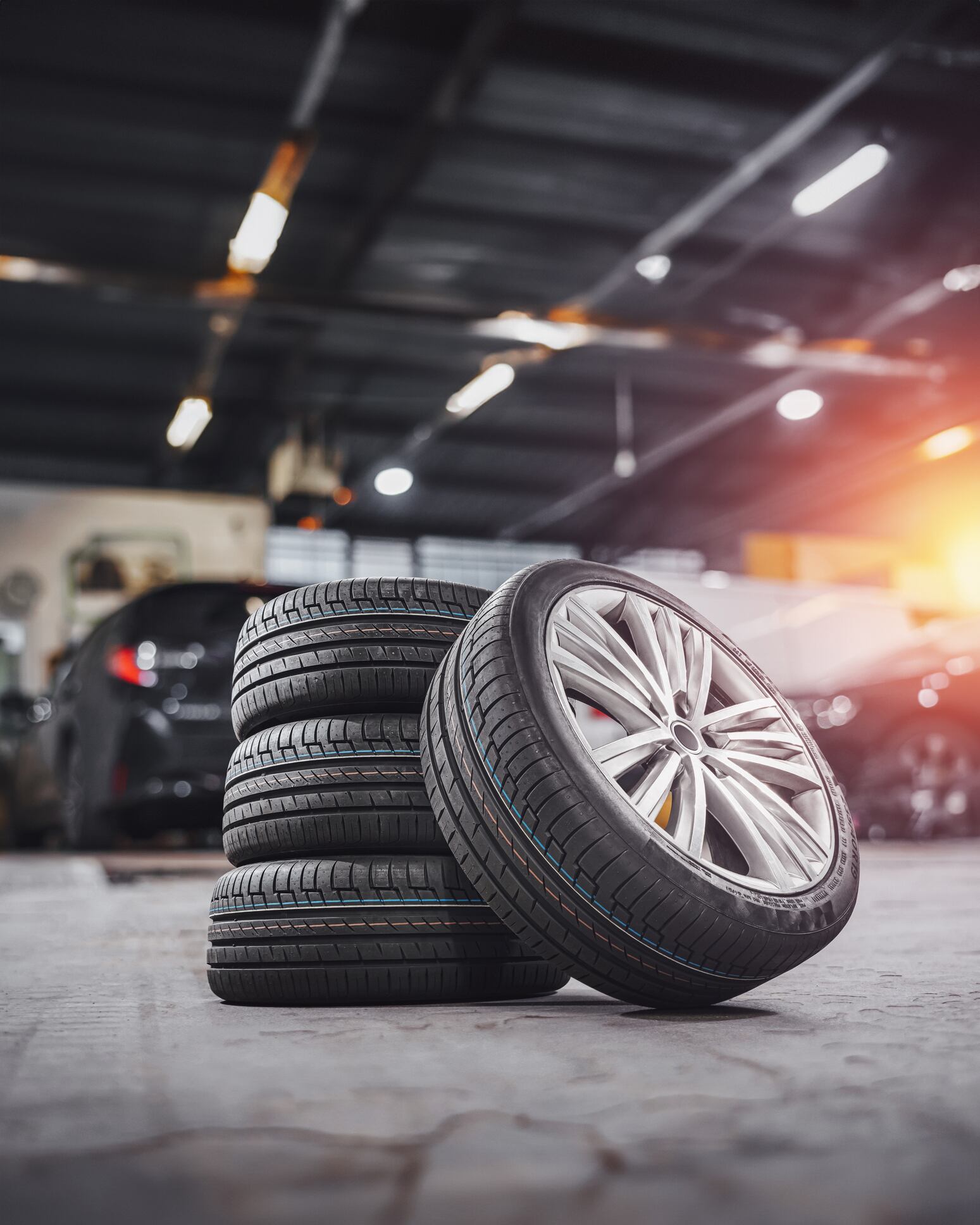 Llantas en un taller / cortesía Getty