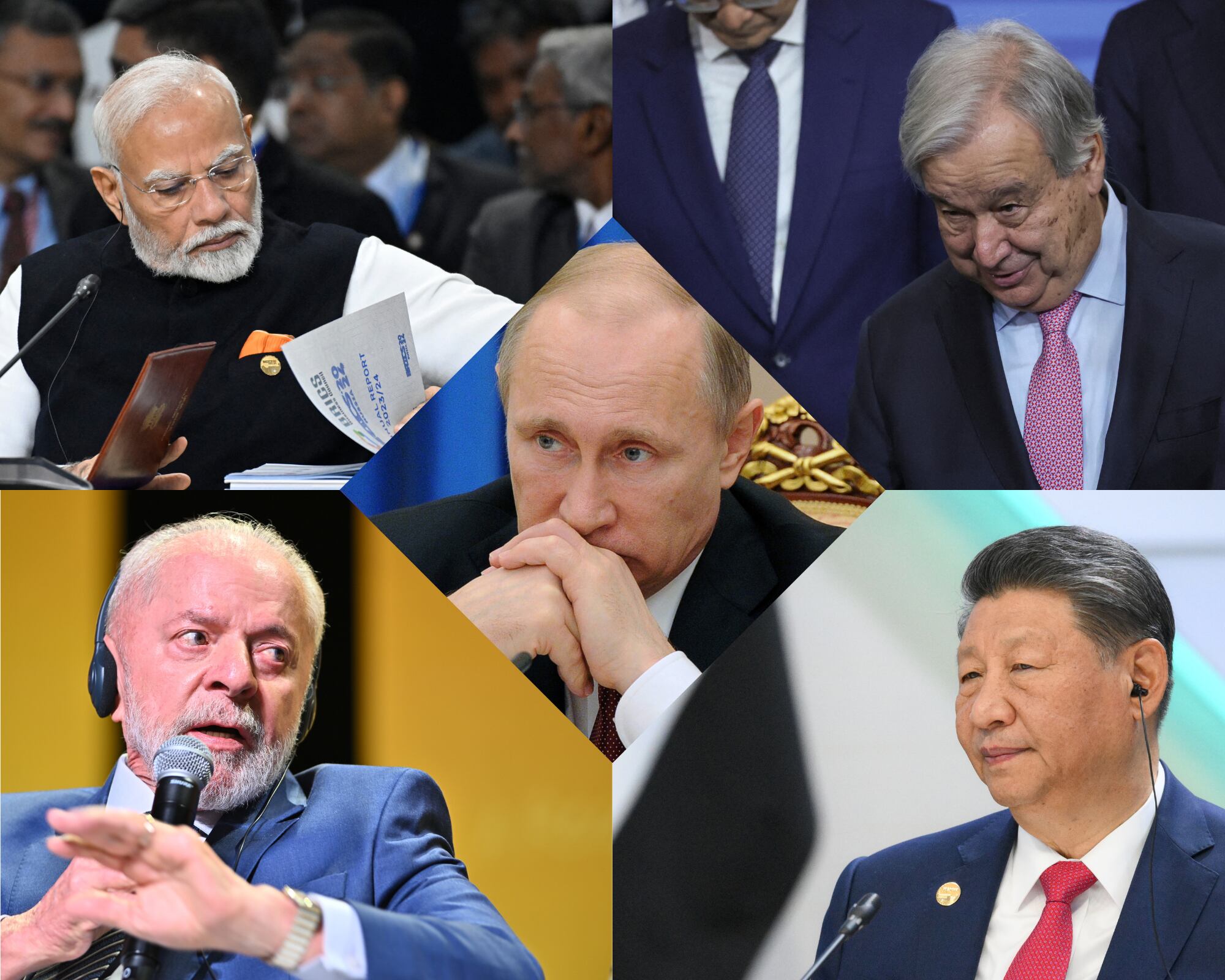 Durante su intervención en la cumbre, el mandatario calificó como ‘ilusorio’ pensar en una derrota rusa en Ucrania.
(Foto: Caracol Radio / Getty )