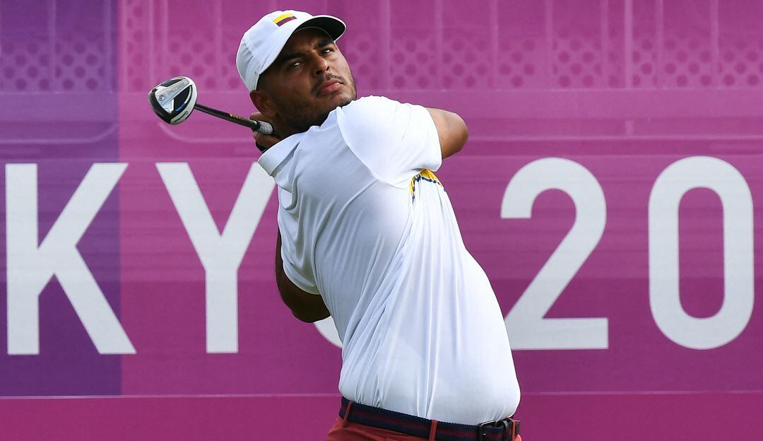 Juan Sebastián Muñoz, golfista colombiano que está cerca de una medalla en Tokio 2020