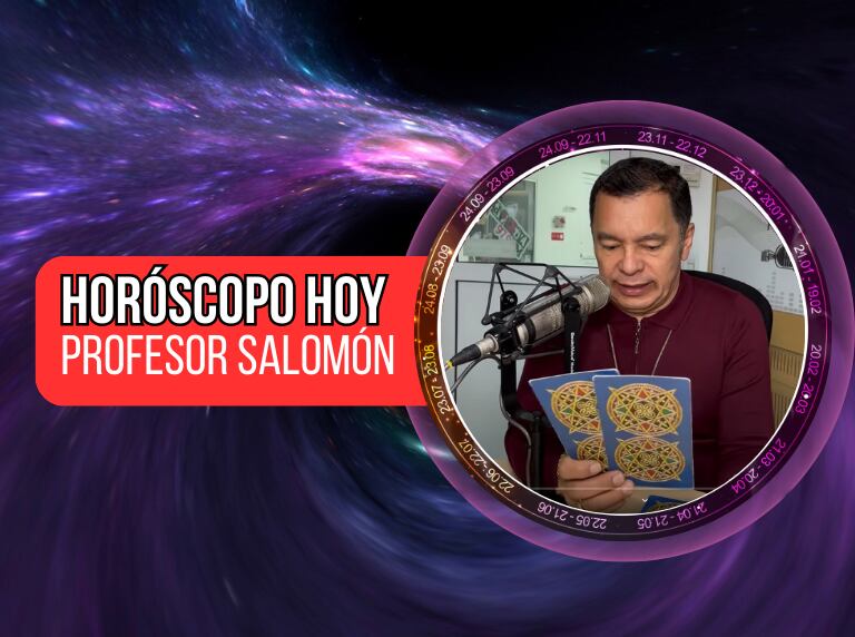 Profesor Salomón haciendo el horóscopo diario / Tarot para este miércoles, 31 de julio.