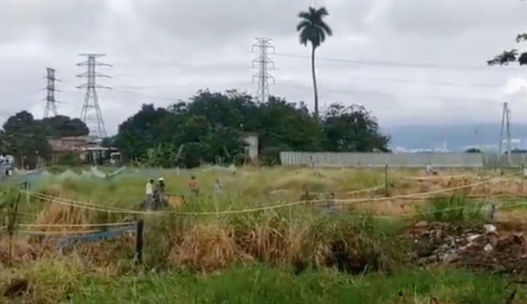 Invasión barrio Las Orquídeas