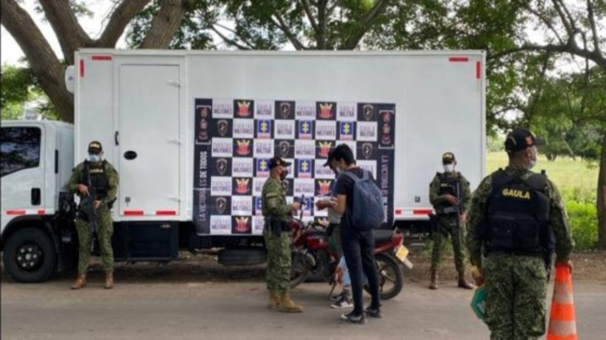 Armada rescató a víctima de extorsión en zona rural de Santa Catalina-Bolívar