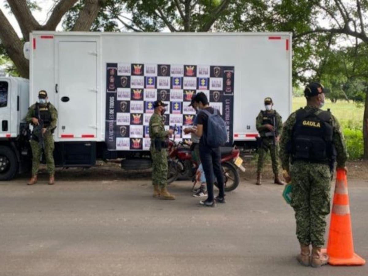 Armada rescató a víctima de extorsión en zona rural de Santa Catalina-Bolívar