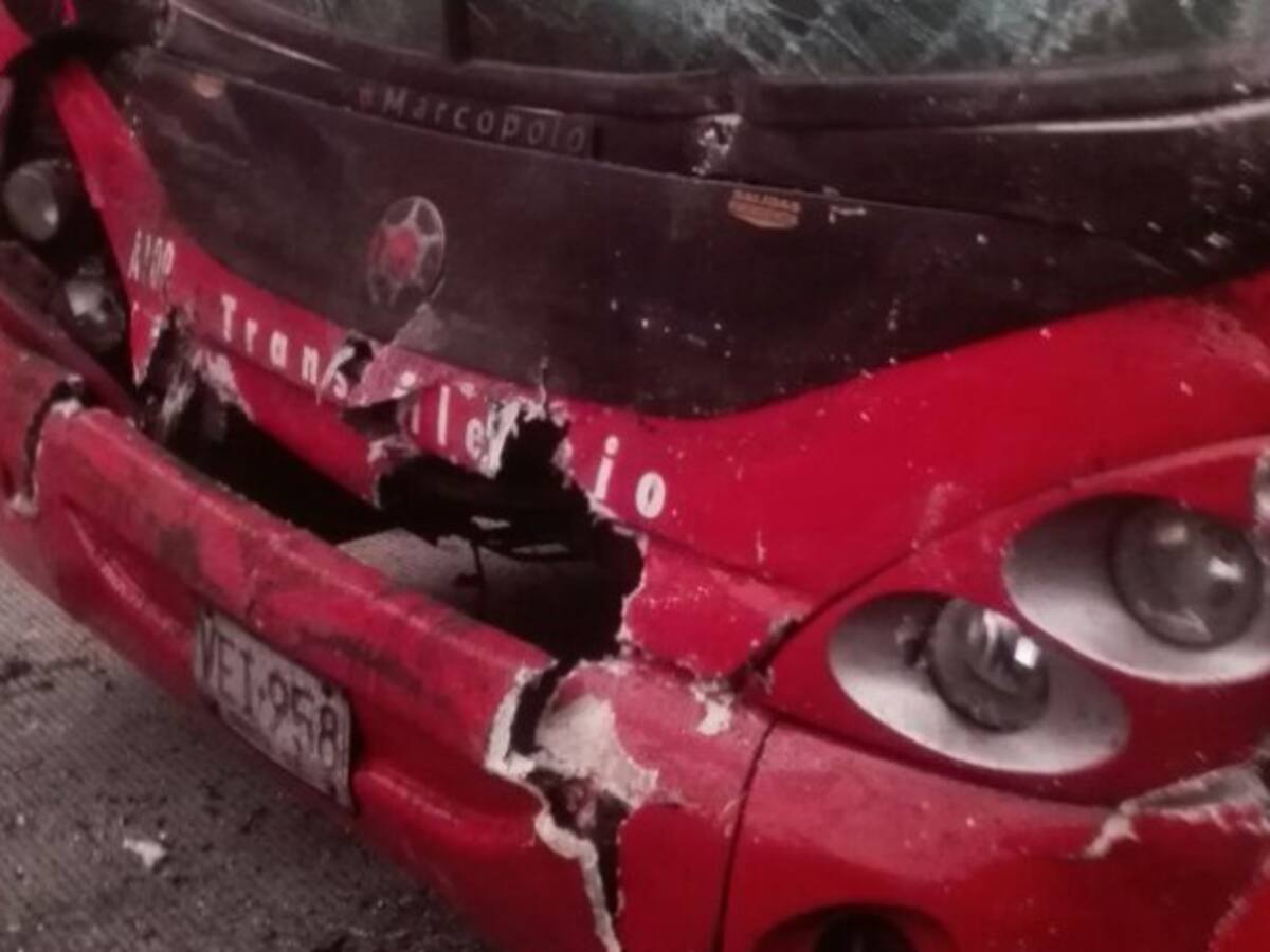 Choque de articulados de TransMilenio deja 20 lesionados