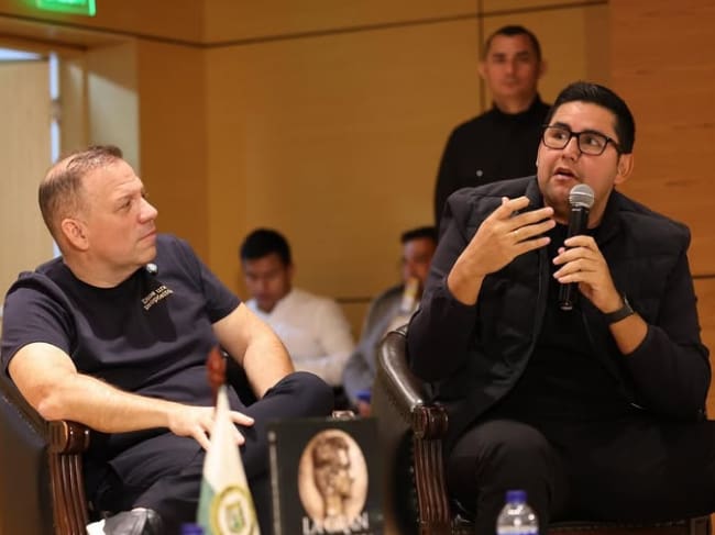 Santiago Botero y Carlos Fernando Cuevas. Crédito: Instagram @carlosfernando.cuevas