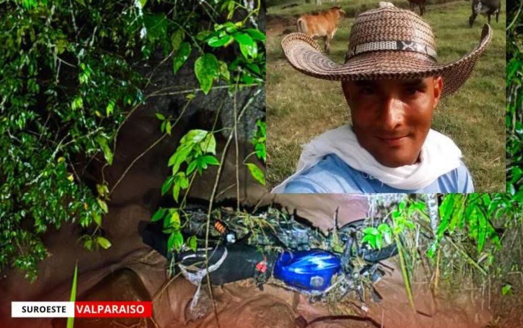 Un hombre murió al ser arrastrado por la corriente en Valparaíso, Antioquia. Foto: Noticias Suroeste.