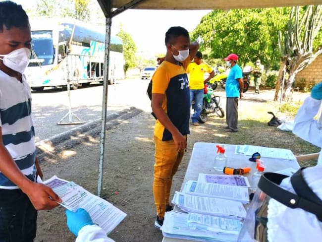 Viaje humanitario llegó a Magangué con 27 personas procedente de Medellín