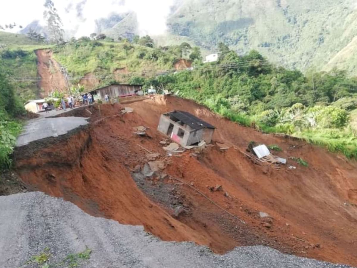 Deslizamientos, vías afectadas y familias damnificadas en Argelia, Cauca