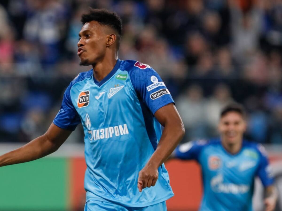 Mateo Cassierra marca gol con Zenit y lidera tabla de máximos anotadores en Rusia