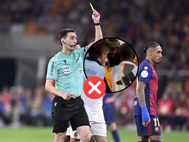 Ricardo De Burgos Bengoetxea, árbitro de la final de Copa del Rey entre Barcelona y Real Madrid / Getty Images