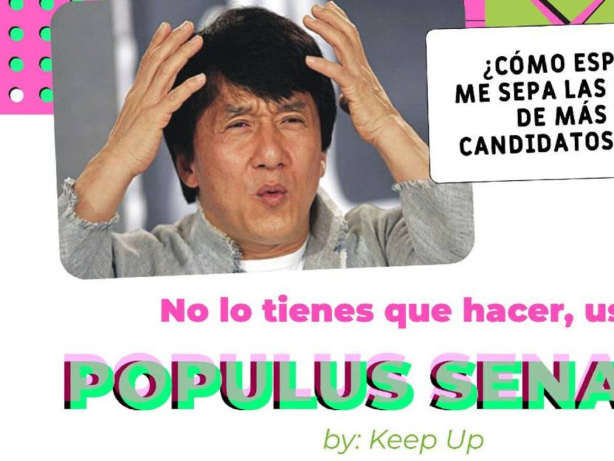 ¿No sabe por quién votar?, esta app le ayuda a elegir candidato al Senado