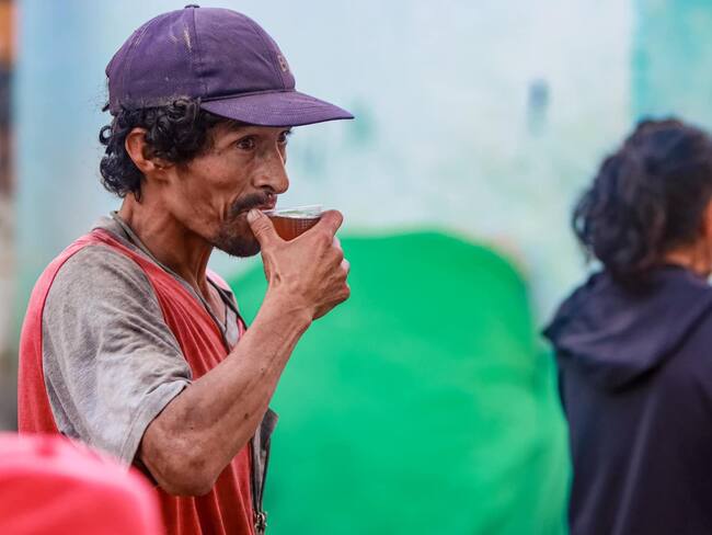 Habitante en condición de calle de Ibagué