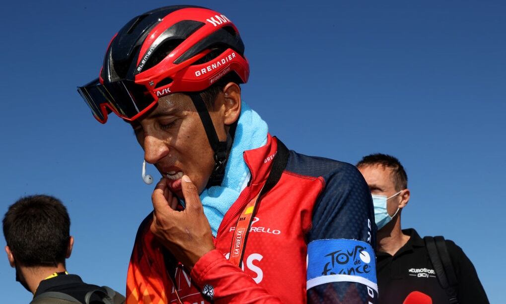 Egan Bernal durante una etapa del Tour de Francia (Photo by Michael Steele/Getty Images)