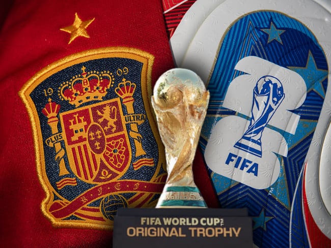 Confirmado el uniforme que usará España en la FINAL del Mundial 2026: Así se enfrentará a Argentina. Getty Images