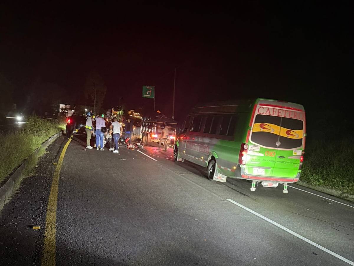 Tres muertos en accidentes de tránsito en las vías del Quindío, dos motociclistas entre las víctimas