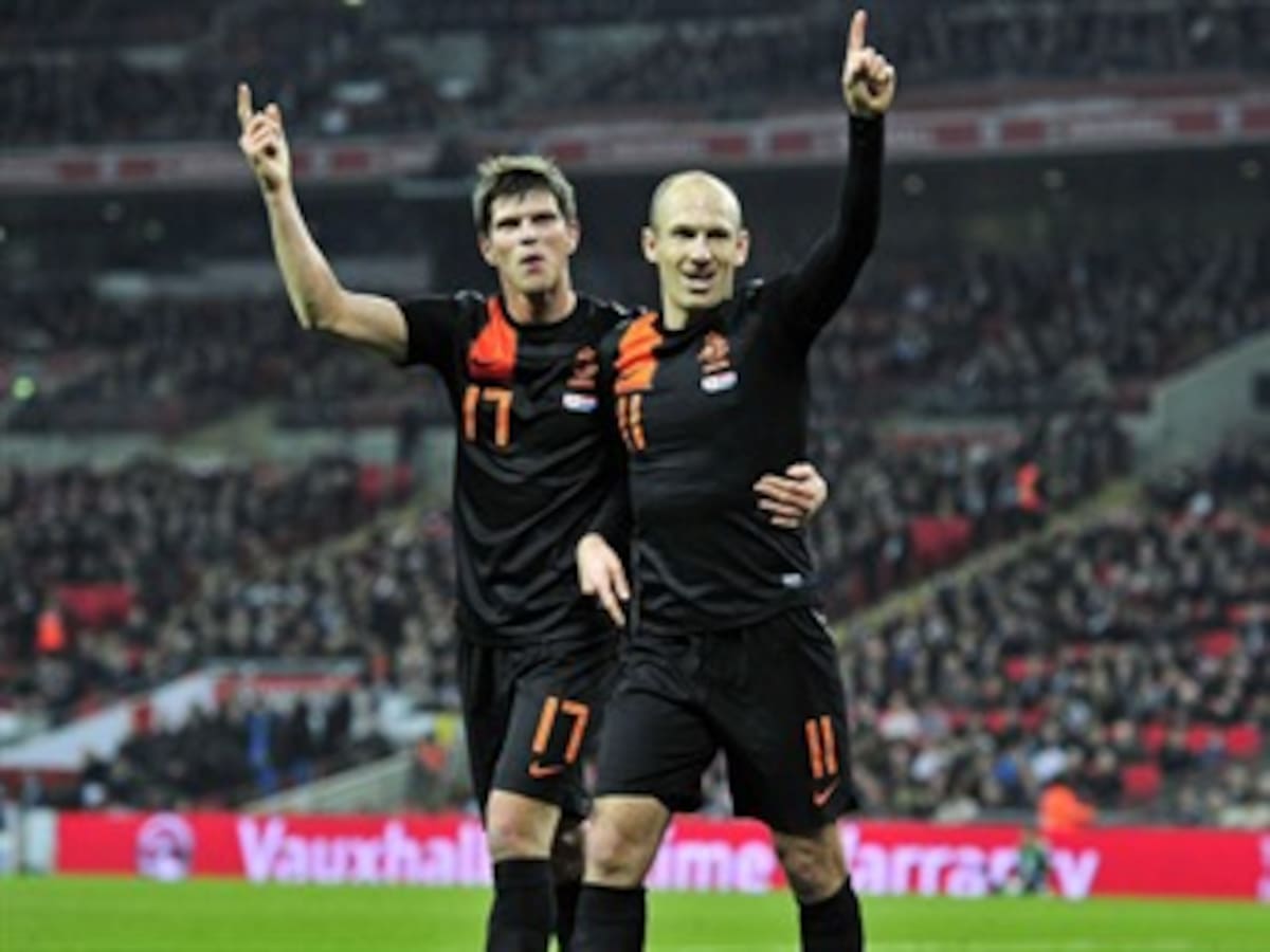 Robben, Sneijder, Van Persie y Van der Vaart, en la lista de Holanda para la Eurocopa