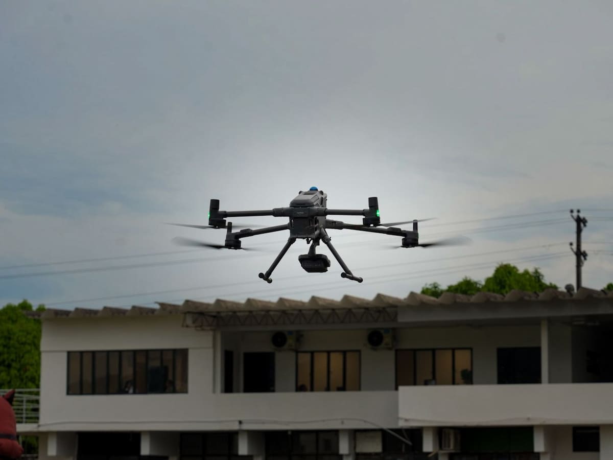 Con tecnología aérea refuerzan la seguridad en Caquetá