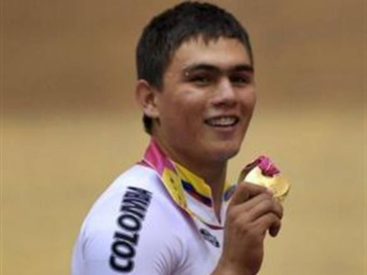 Fabián Puerta bronce en Velocidad del Panamericano de Ciclismo
