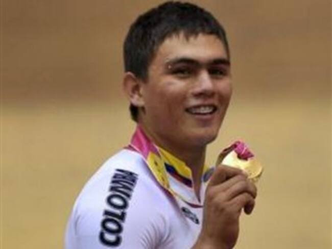 Fabián Puerta bronce en Velocidad del Panamericano de Ciclismo