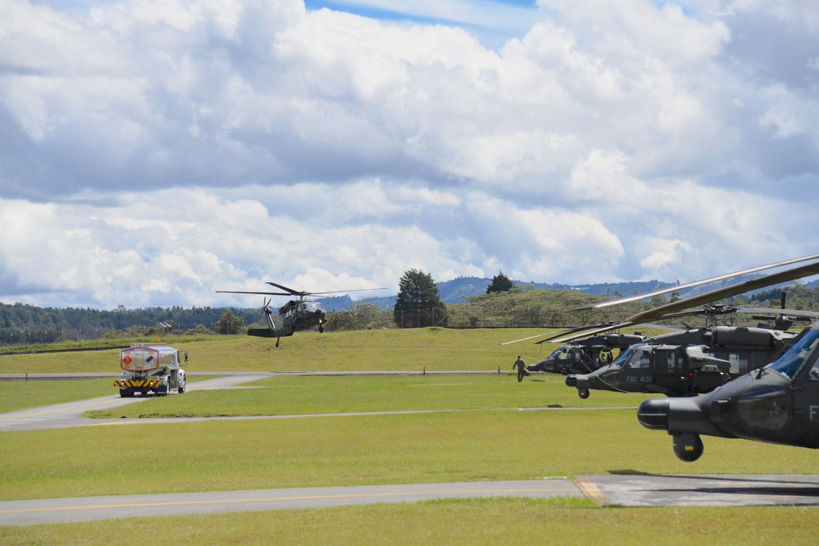 FAC garantiza seguridad desde el aire en Antioquia. Foto: Cortesía CACOM 5