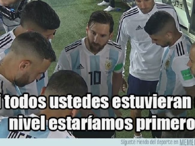 Los memes que dejó la victoria de Argentina ante Nigeria