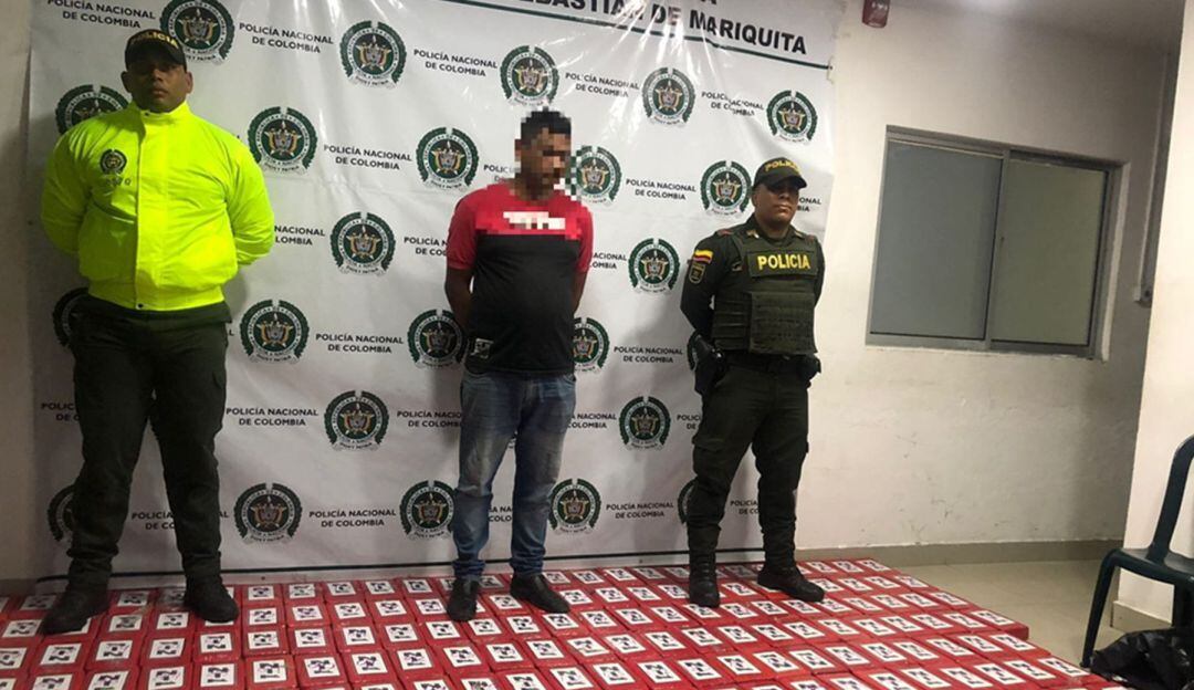 Incautación de Cocaina en Mariquita 