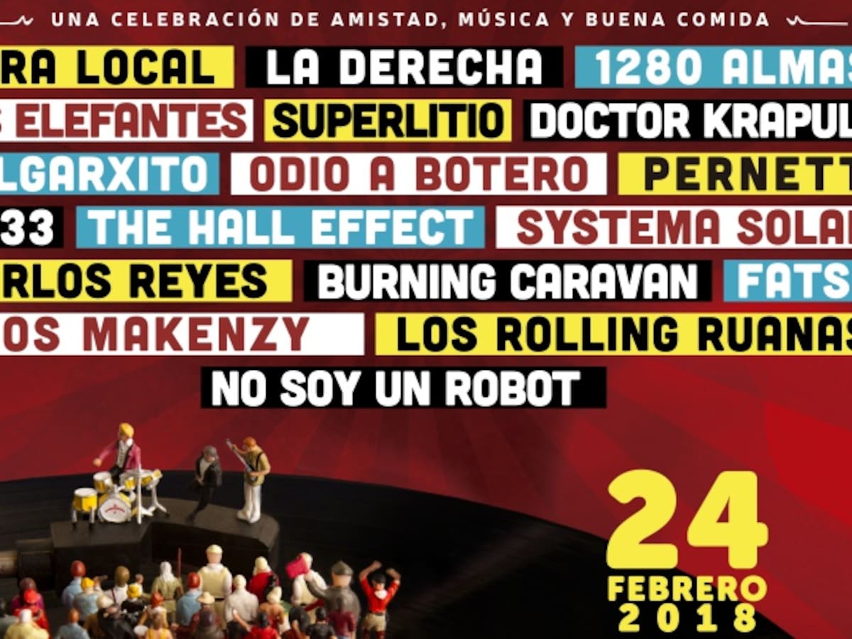 Las 18 bandas que hacen parte de los 15 años de la Hamburguesería