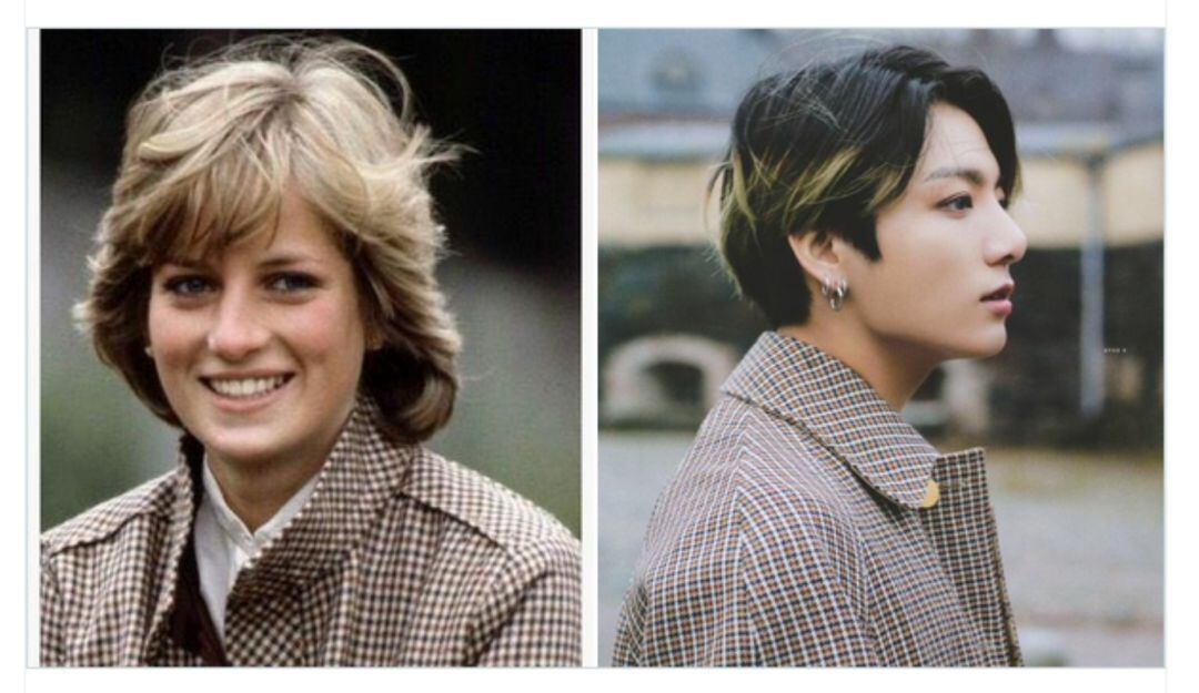 Fans de BTS encuentran ‘similitudes’ entre uno de sus integrantes y Lady Di