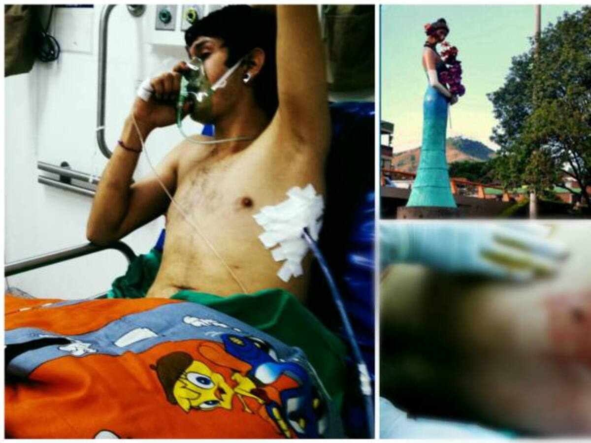 Joven denuncia que auxiliar de la Policía lo apuñaló en un parque Cali