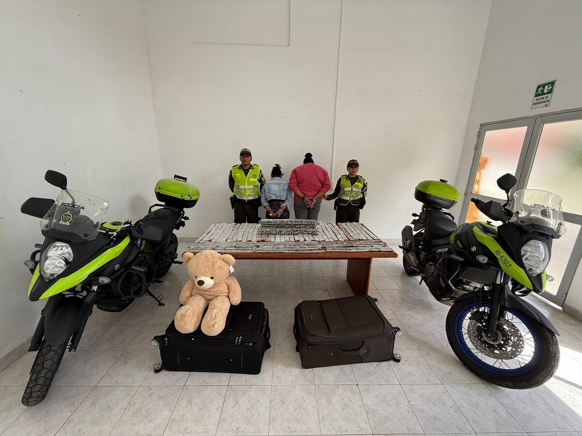 Dos mujeres llevaban explosivos ocultos en peluches rumbo a Medellín; fueron interceptadas