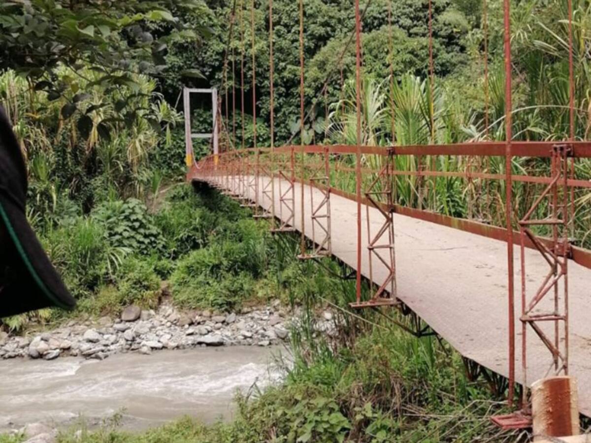 Harán mantenimiento a puentes del Cañón del Combeima en Ibagué