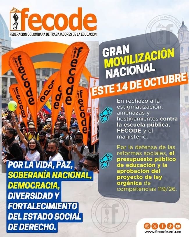 Imagen 2: Tomada de Fecode