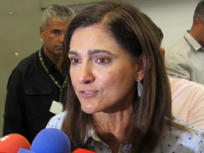 Ministra de Transporte Ángela María Orozco