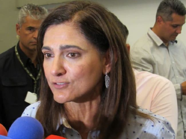 Ministra de Transporte Ángela María Orozco