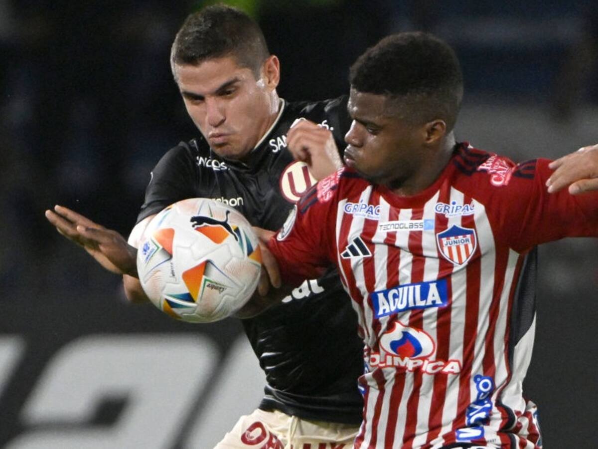 Junior empata en Barranquilla ante Universitario de Perú