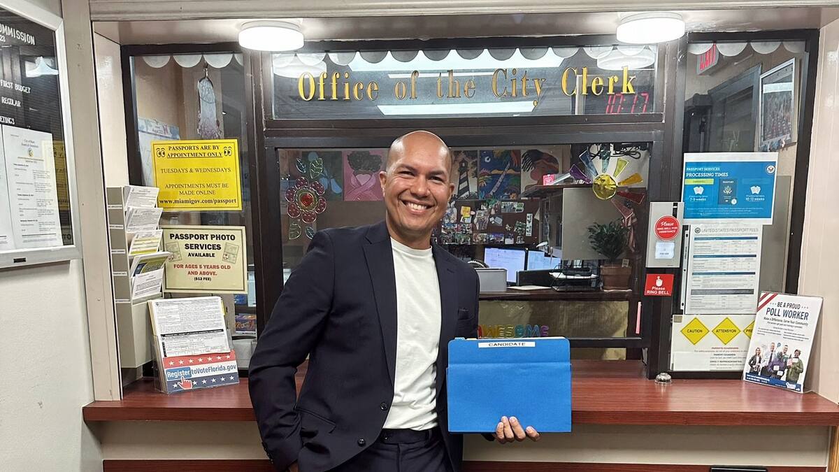 Marvin Tapia, colombiano que busca llegar al Comisionado de Miami: ¿cuál es su historia?