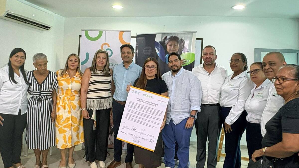 En Cartagena firmaron pacto por la recuperación de la Cooperativa Coosalud