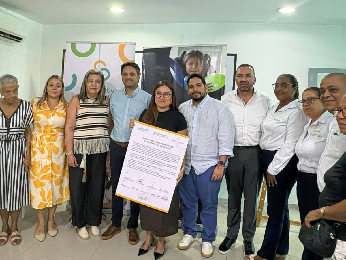 En Cartagena firmaron pacto por la recuperación de la Cooperativa Coosalud