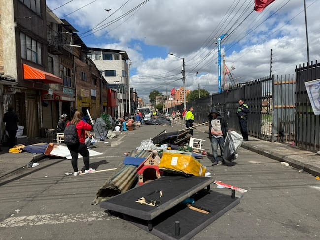 Hallaron cuerpo de una mujer en medio de un operativo en el centro de Bogotá. Foto: Secretaría Distrital de Gobierno.