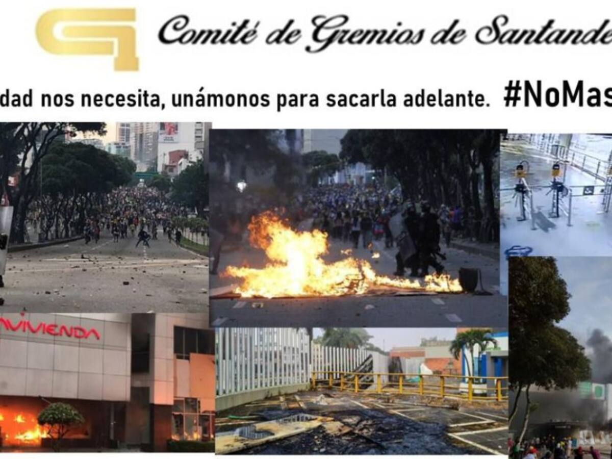 Gremios impulsan campaña "Diálogo sin destrucción"