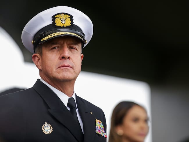 Comandante de las Fuerzas Militares, almirante Francisco Cubides