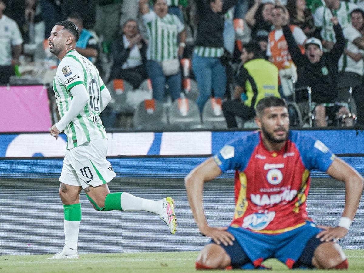 Nacional golea a Pasto de local y se clasifica para la siguiente fase de la Liga colombiana