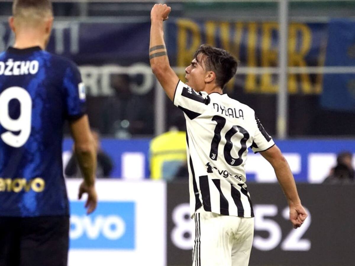 Dybala reemplazó a Cuadrado y anotó en el Clásico de Italia