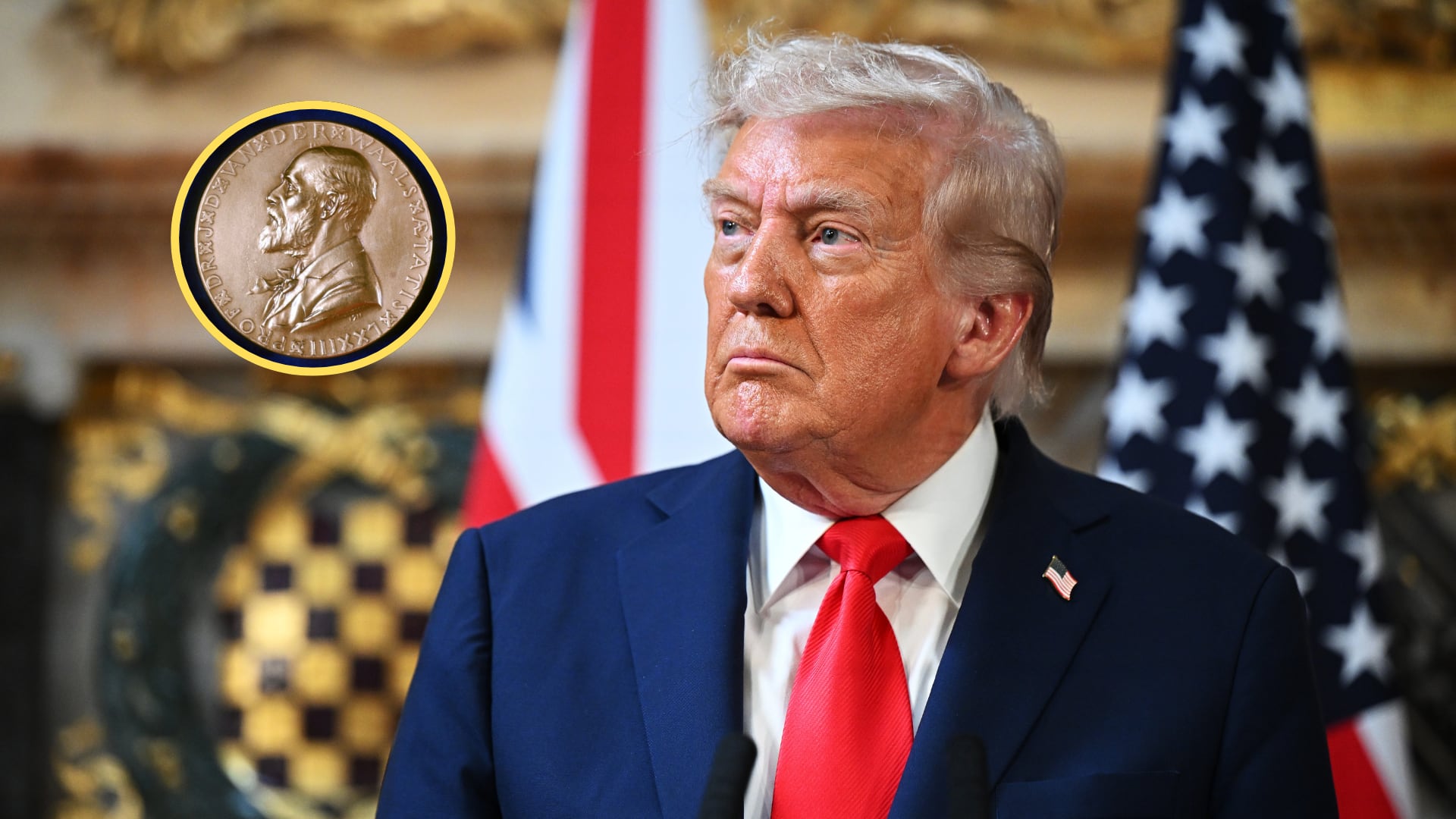 Donald Trump y el Nobel. Foto: by Leon Neal/Foto: Getty Images