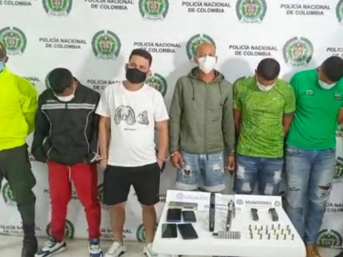 Cárcel para cinco presuntos integrantes del Clan del Golfo en Cartagena