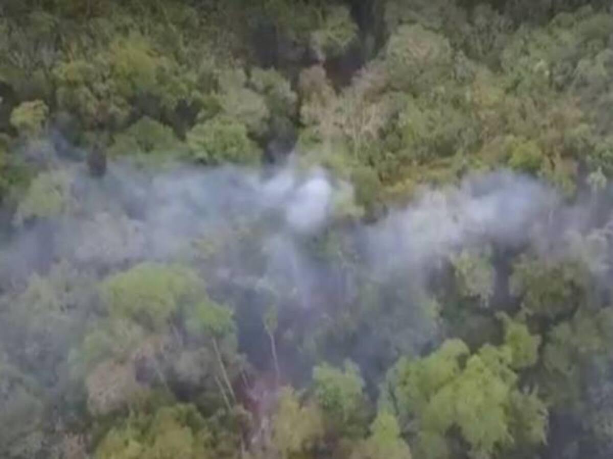 Emergencia en la Sierra Nevada por incendio forestal